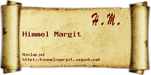 Himmel Margit névjegykártya